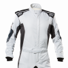 OMP Tecnica Hybrid Race Suit Silver/Black